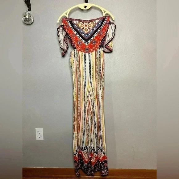 Flying Tomato NWT Colorful Cutout Jumpsuit Small - Picture 3 of 7